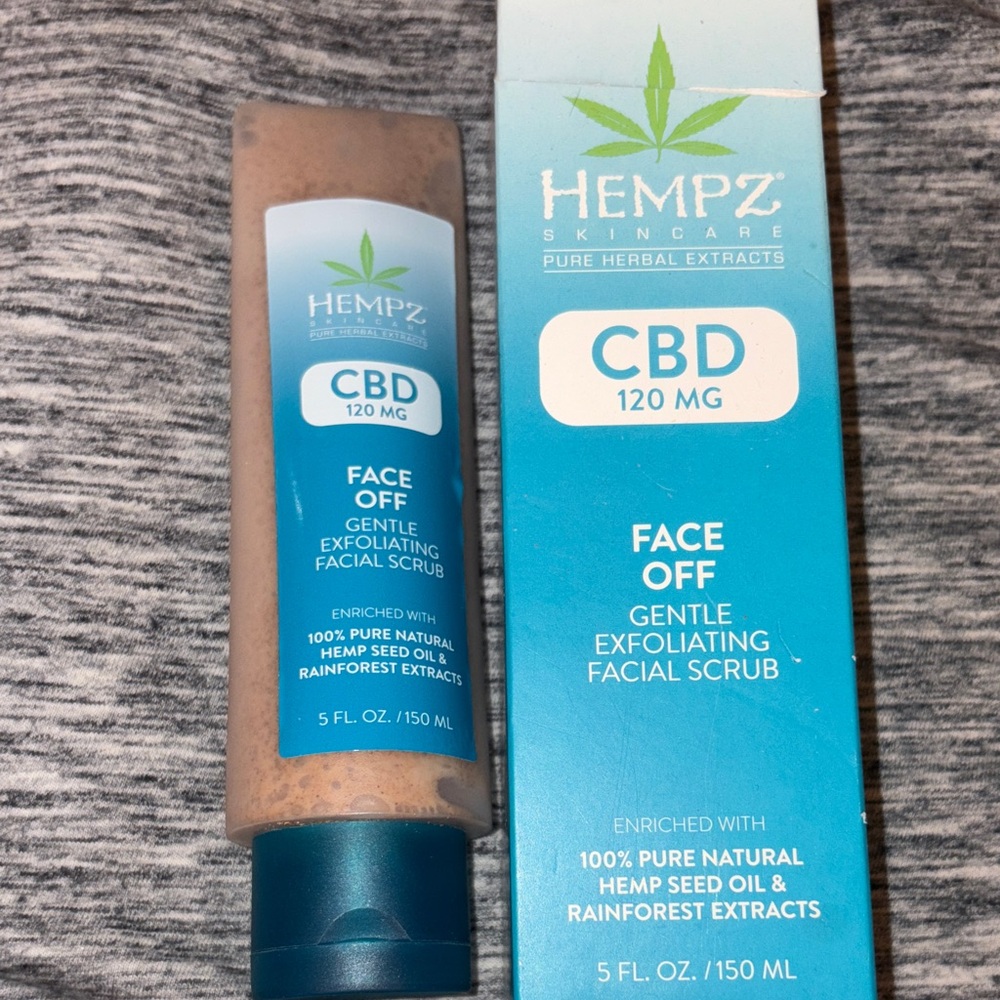 Hempz CBD Face Off Gentle Exfoliating Facial Scrub. No box.